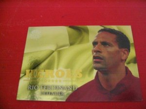 Futera Heroes Cards Autograph Memorable Memorabilia Diego Forlan Uruguay Manchester United Rio Ferdinand Javier Mascherano Argentina England
