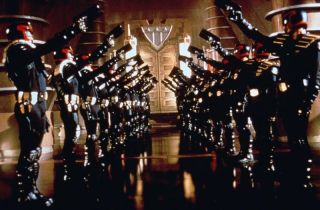 Judge Dredd, 2000 AD, comic, Stallone, Karl Urban, Dredd, Judges, SJS, Chief Judge, Mega City 1, Angel gang, Mean Machine, Cursed Earth, mutants, Ma Ma, Lawmaster, Hershey, Anderson, Rico, ABC Robot