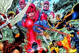 Marvel Comics X-men Days of Future Past Sentinel Wolverine Rogue Professor X Xavier Magneto Wanda Scarlet Witch Pietro Quicksilver Trask mutants