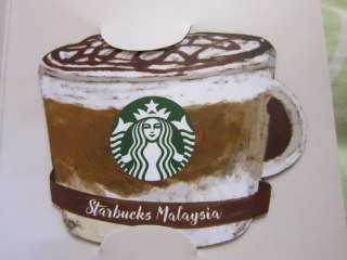 Starbucks Coffee Malaysia Asia Chocolate Hazelnut Macchiato Burnt Caramel magnet card limited edition 